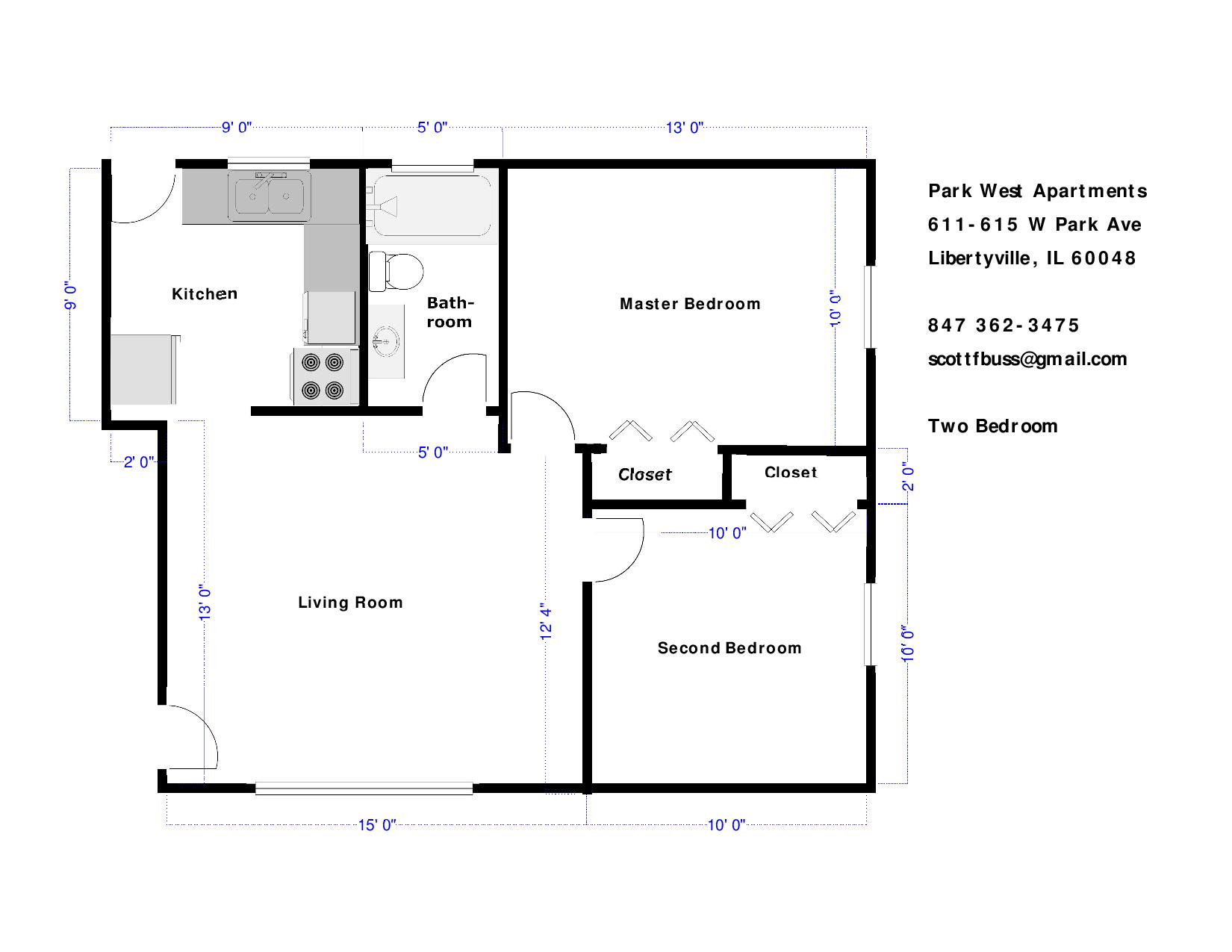 Park West Apartments, Libertyville IL | River Road Apartment Management